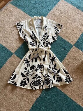 Zara button-up dress